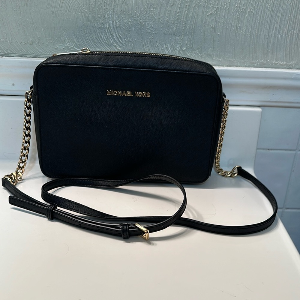 Michael Kors East West crossbody bag.